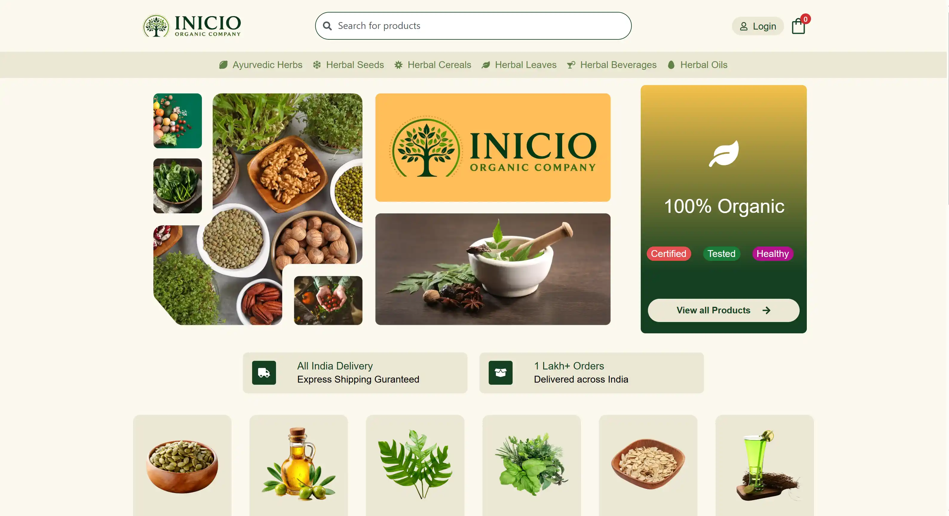 Inicio Organic